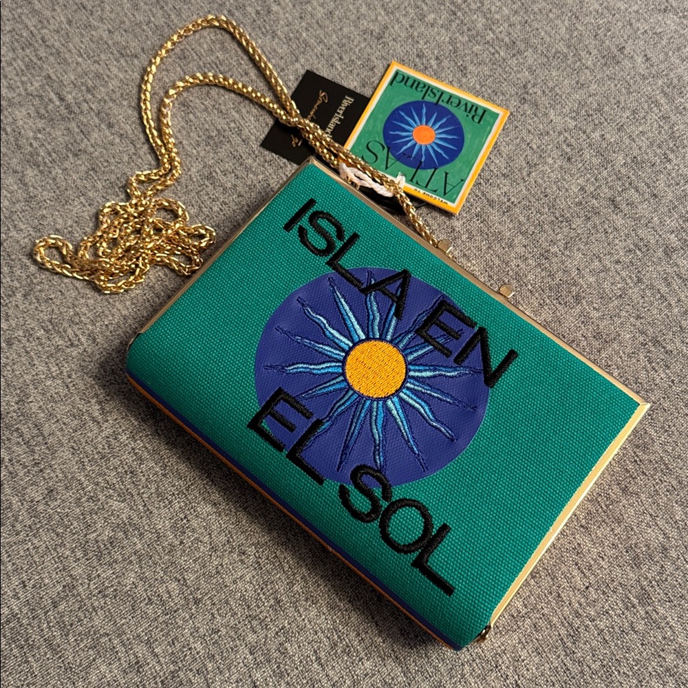 River Island Green Atlas Isla En Sol Clutch